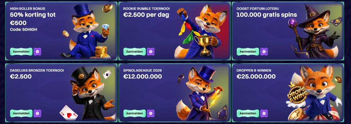 Spinogrino Casino promoties
